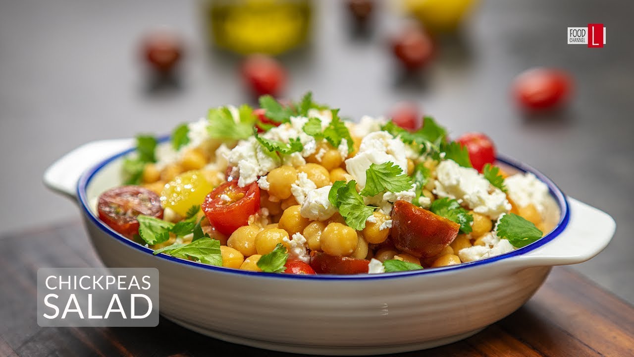 Hot Chickpeas Salad | Food Channel L Recipes
