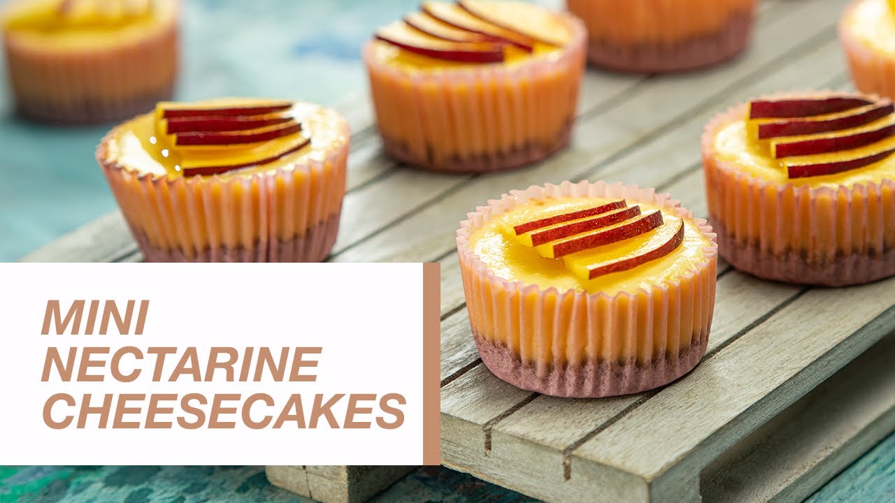 Mini Nectarine Cheesecakes | Food Channel L Recipes