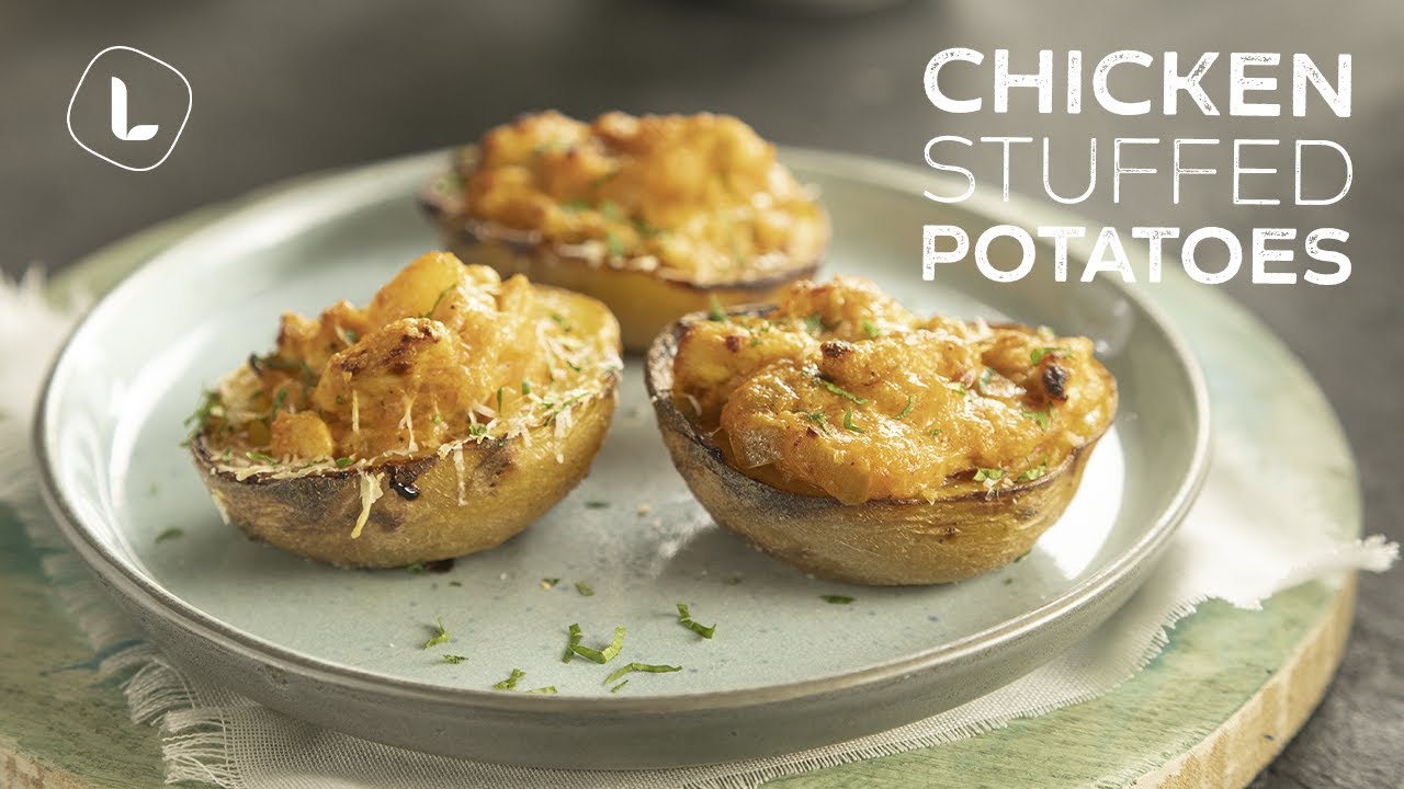 Chicken Stuffed Baked Potatoes | Food Channel L Recipes