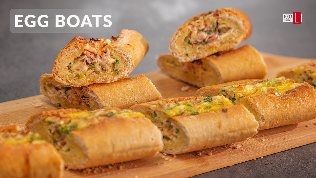 Easy Baked Egg Boats / Food Channel L - A New Recipe Every Day!