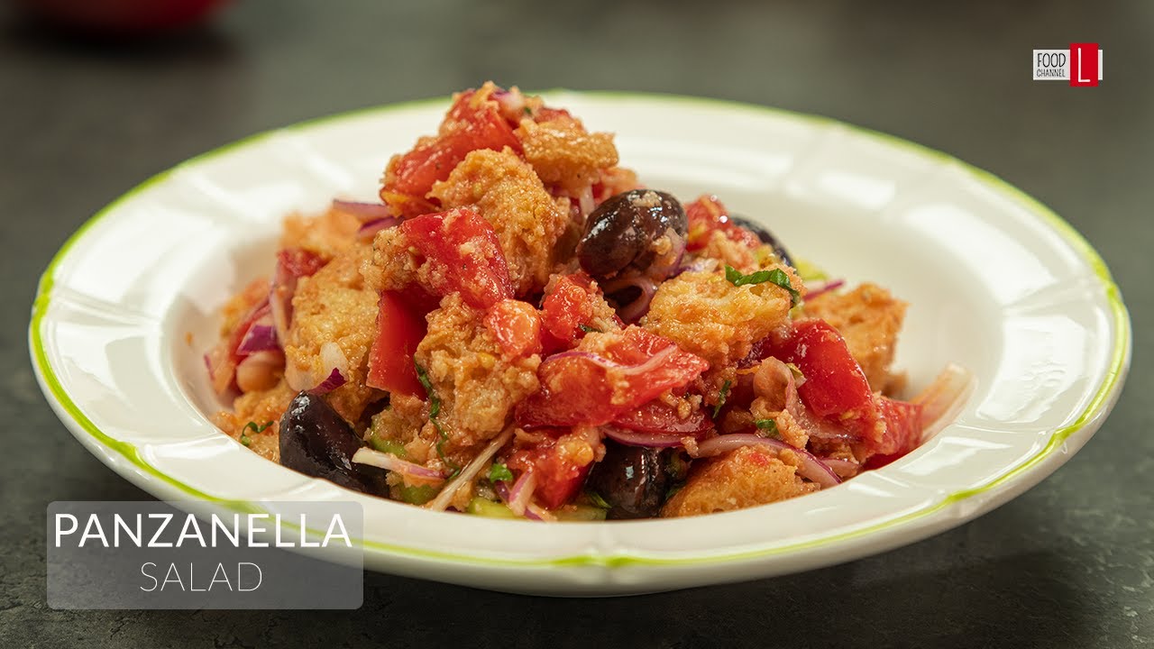 Panzanella Salad | Traditional Bread and Tomato Salad | Food Channel L