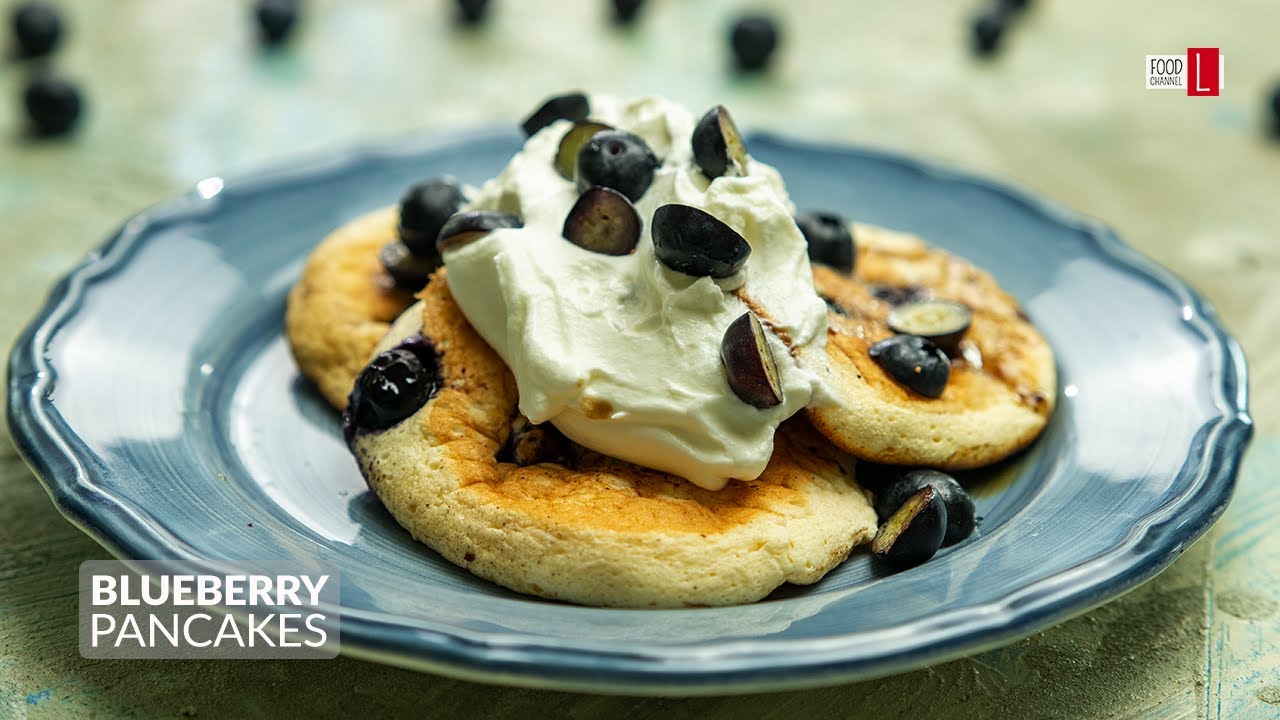 Blueberry Pancakes | Fluffy Pancakes | Food Channel L Recipes