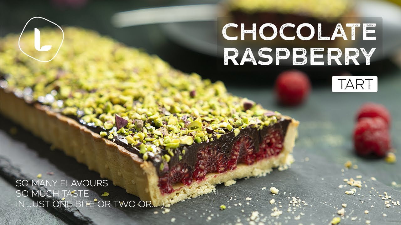 Chocolate Raspberry Tart | Food Channel L Recipes