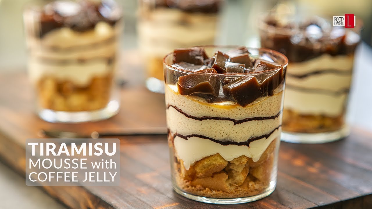 Tiramisu recipe | How to Make Tiramisu Mousse with Coffee Jelly | Eggless | Food Channel L Recipes