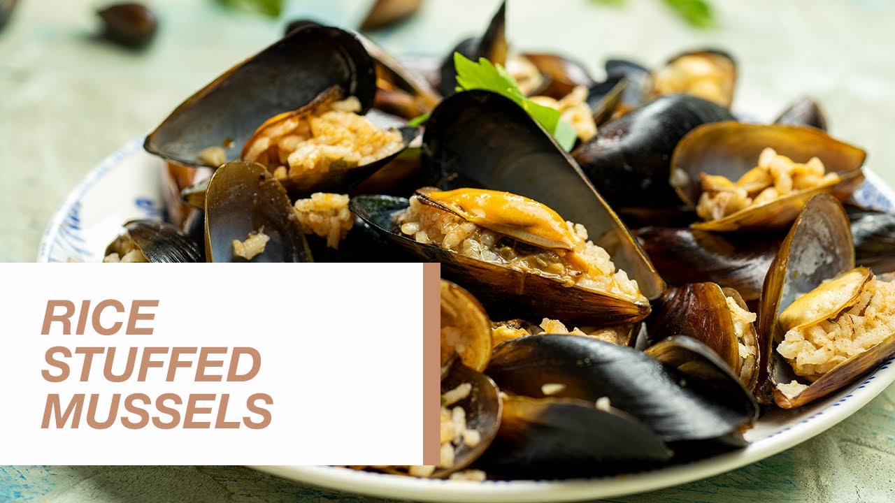 Rice Stuffed Mussels | Food Channel L Recipes