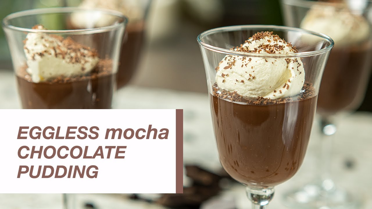 Eggless Mocha Chocolate Pudding | Food Channel L Recipes