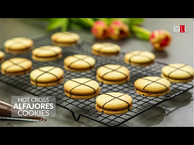 Hot Cross Alfajores Cookies | Food Channel L Recipes