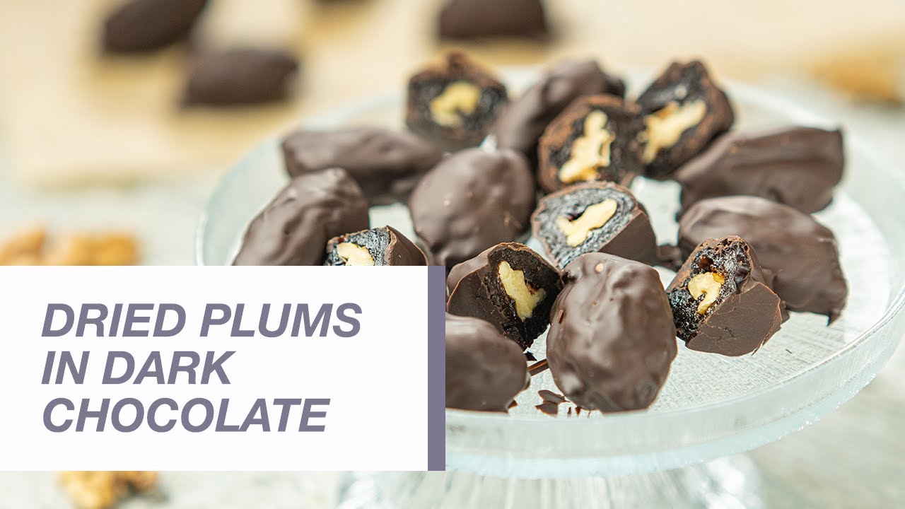 Dried Plums in Dark Chocolate | Food Channel L Recipes