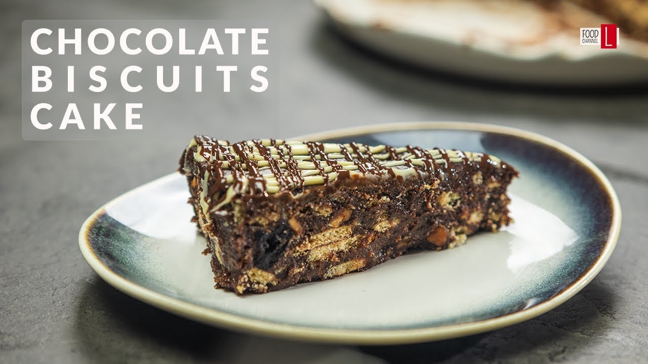 No Baking Chocolate Biscuits Cake | Food Channel L - A New Recipe Every Day!