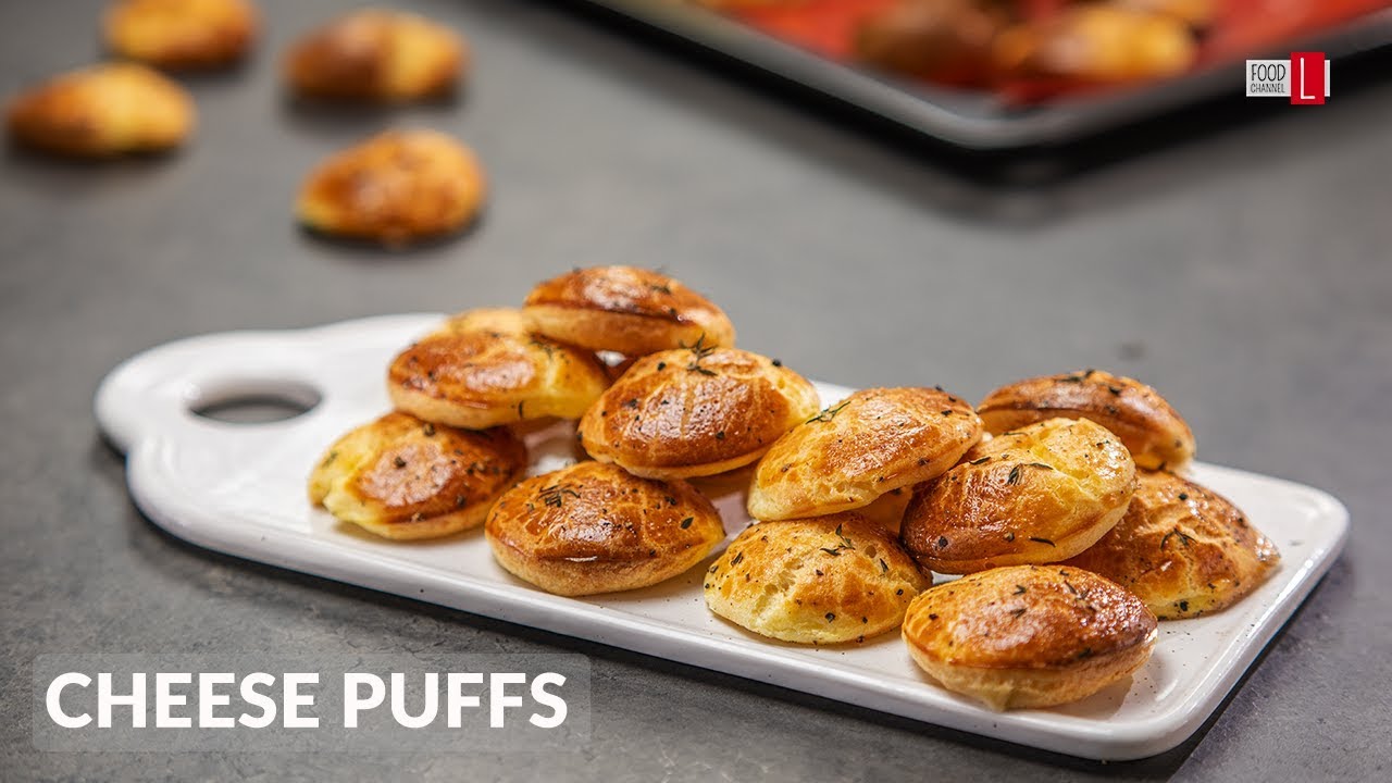 Homemade Classic French Cheese Puffs | Gougeres | Food Channel L - A New Recipe Every Day!