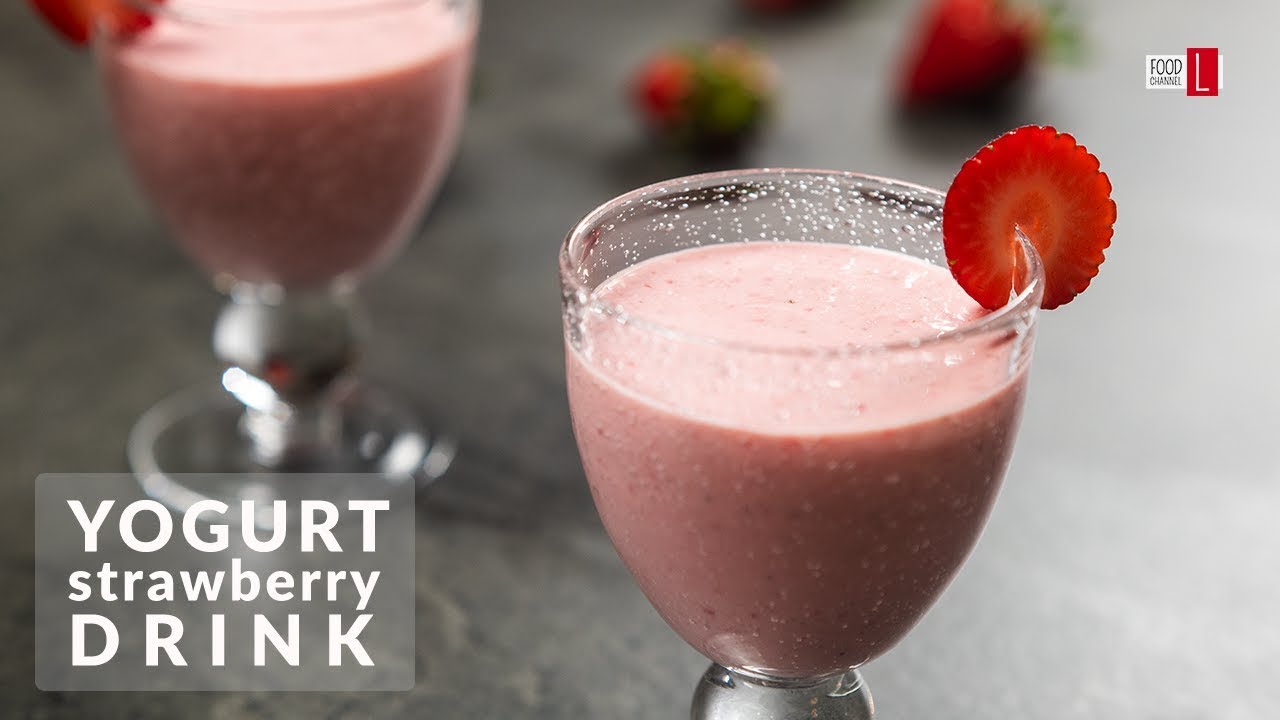 Easy Yogurt Strawberry Drink | Food Channel L - A New Recipe Every Day!