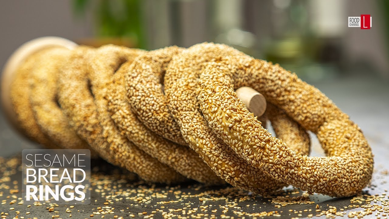 Sesame Bread Rings | Food Channel L