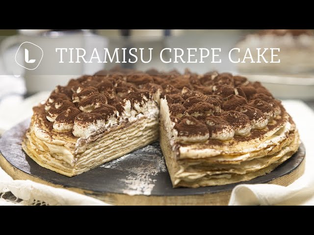 Tiramisu Crepe Cake | Food Channel L Recipes