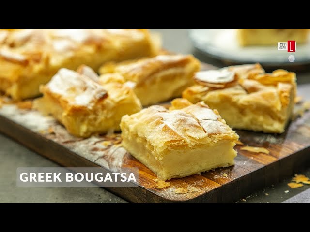 Greek Bougatsa | Greek Custard Pie | Food Channel L Recipes