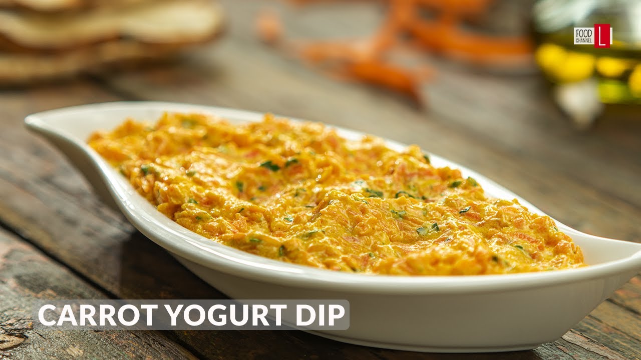 Carrot Yogurt Dip Recipe  | Food Channel L Recipes
