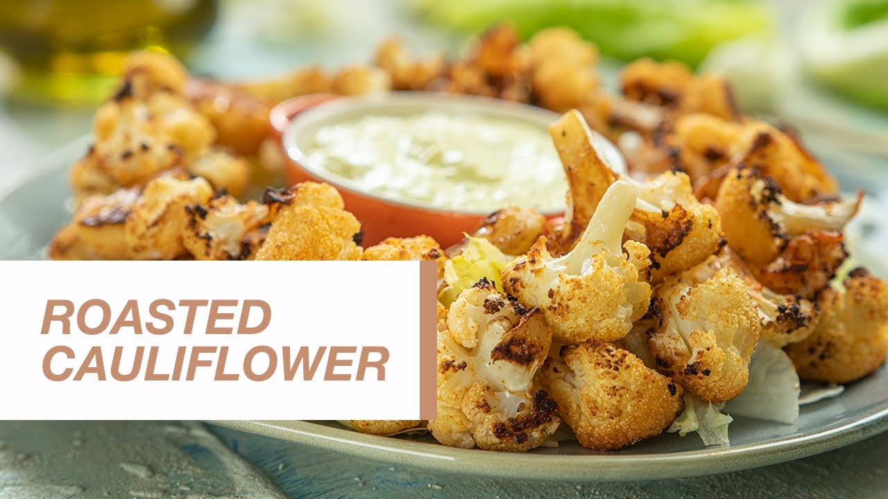 Roasted Cauliflower with Curry Sauce | Food Channel L Recipes