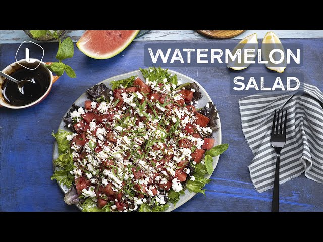 Watermelon Feta Cheese and Mint Salad | Food Channel L Recipes