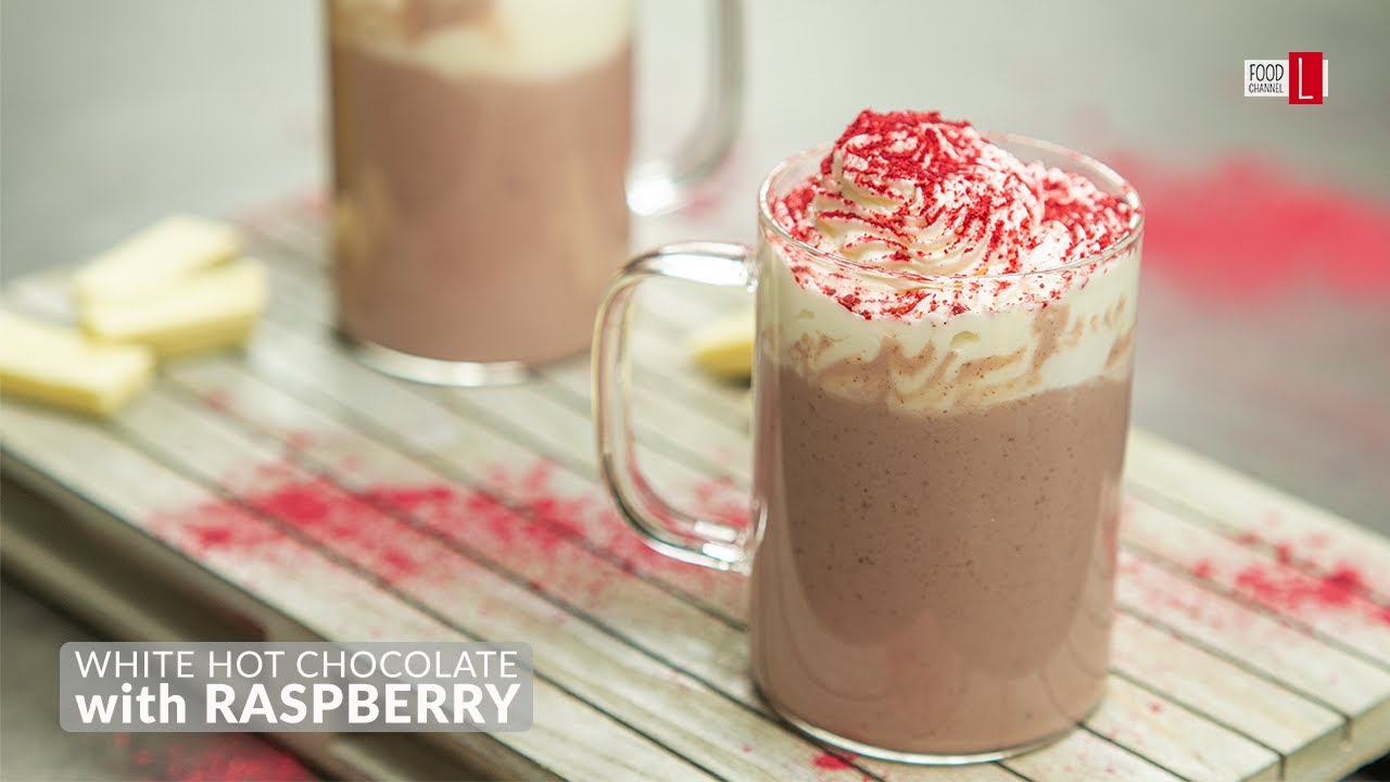White Hot Chocolate with Raspberry | Food Channel L Recipes