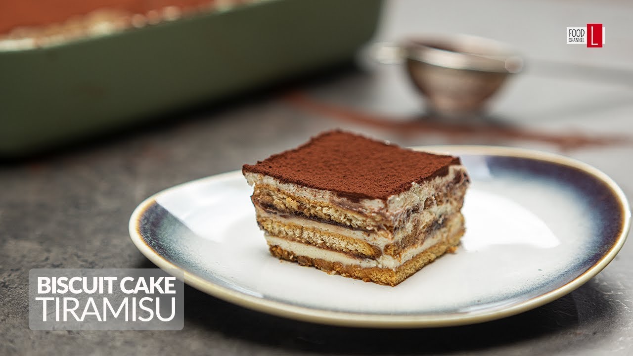 Tiramisu Recipe | How to Make Biscuit Cake Tiramisu | Food Channel L Recipes