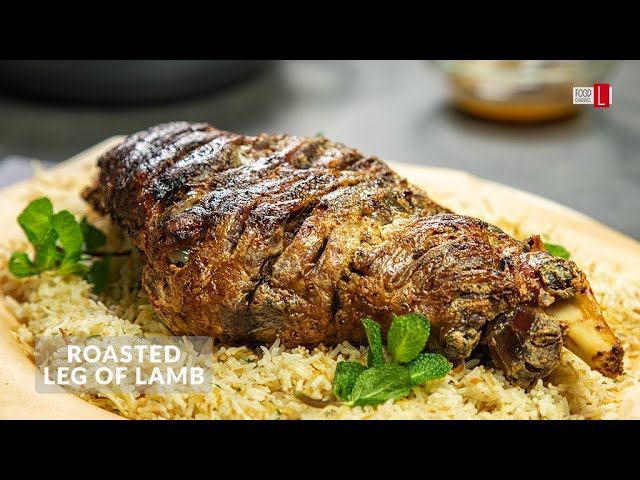 Roasted Leg of Lamb with Sour Cream | Food Channel L Recipes