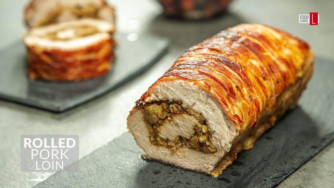 Rolled Pork Loin with Apples | Food Channel L Recipes
