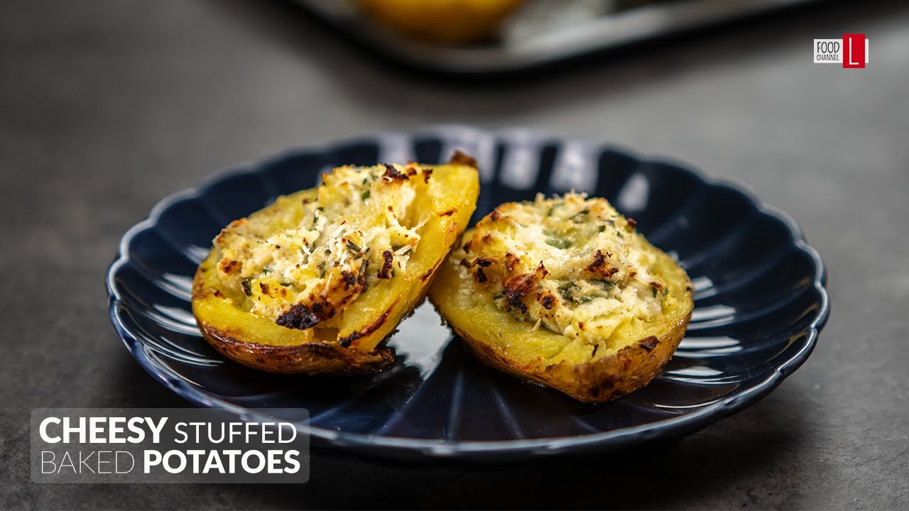 Cheesy Stuffed Baked Potatoes Recipe / Food Channel L - A New Recipe Every Day!