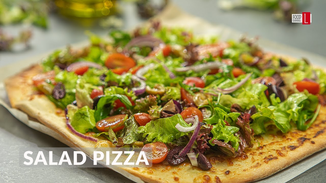 Salad Pizza Recipe | Food Channel L Recipes