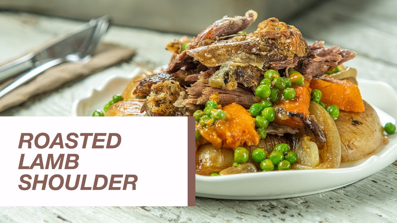 Roasted Lamb Shoulder | Food Channel L Recipes
