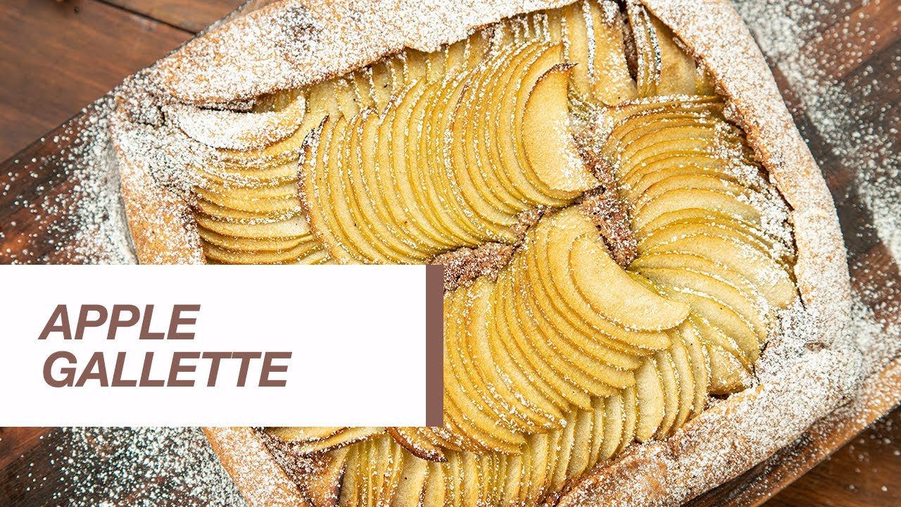 Apple Galette with Walnut Frangipane | Food Channel L Recipes