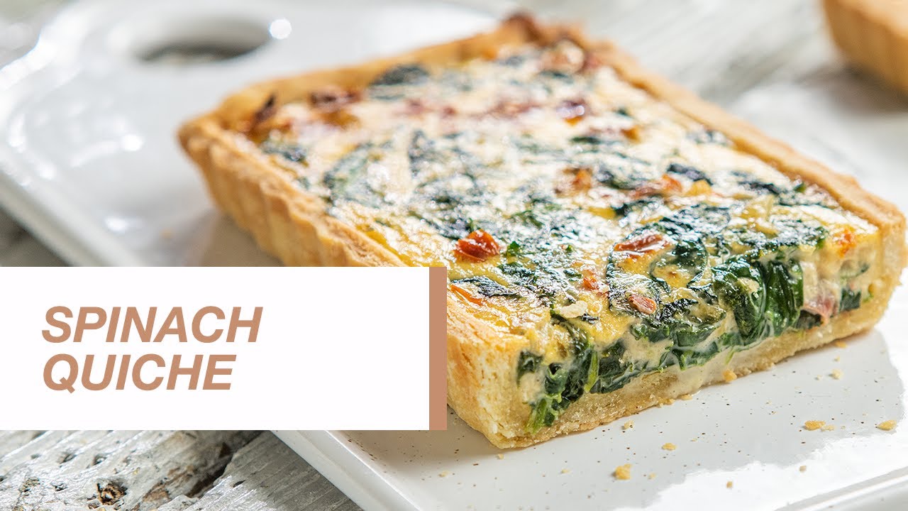 Spinach Quiche | Food Channel L Recipes
