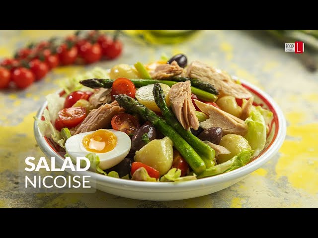 Salad Nicoise with Asparagus | Food Channel L Recipes