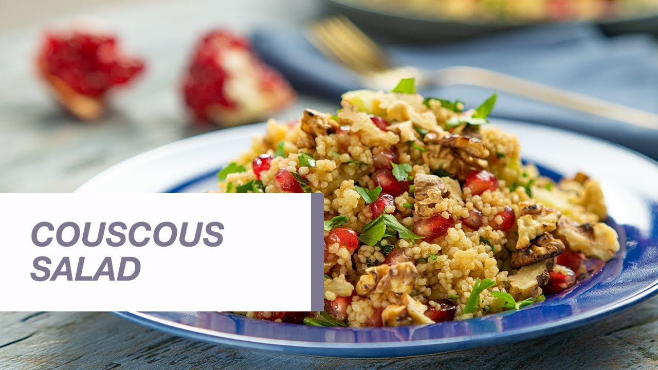 Couscous Salad with Pomegranate | Food Channel L Recipes