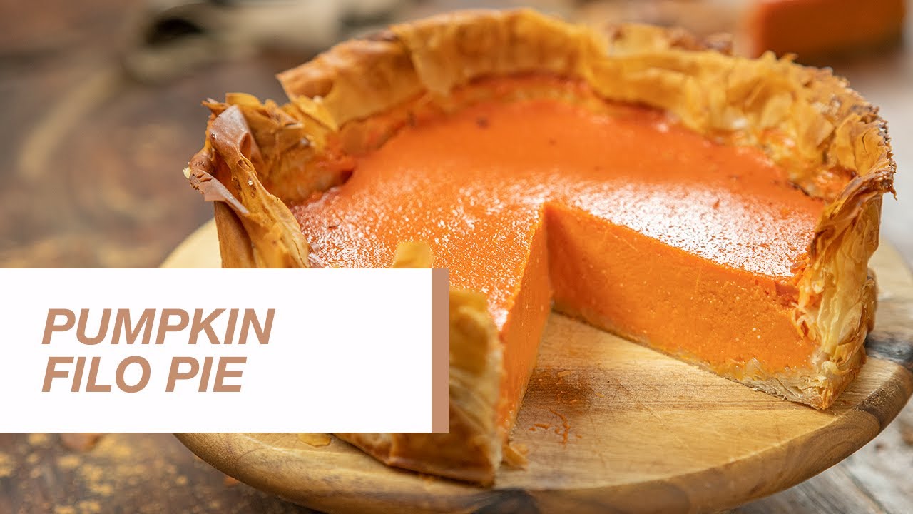 Pumpkin Filo Pie | Food Channel L Recipes