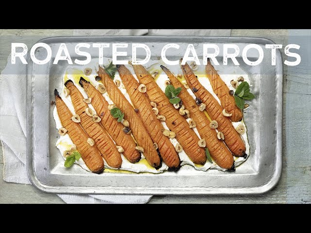 Roasted Carrots with Whipped cheese dip | Food Channel L Recipes