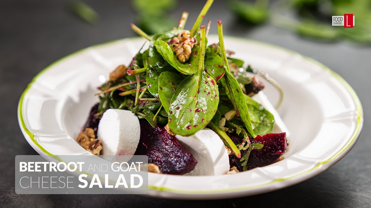 Roasted Beetroot with Goat Cheese Salad | Goat Cheese Salad | Food Channel L Recipes