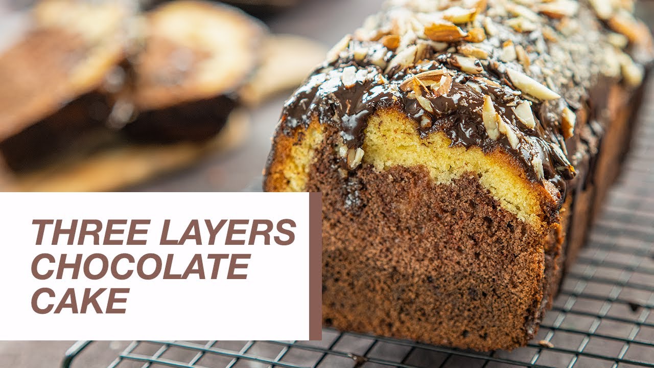 Three Layers Chocolate Cake | Food Channel L Recipes