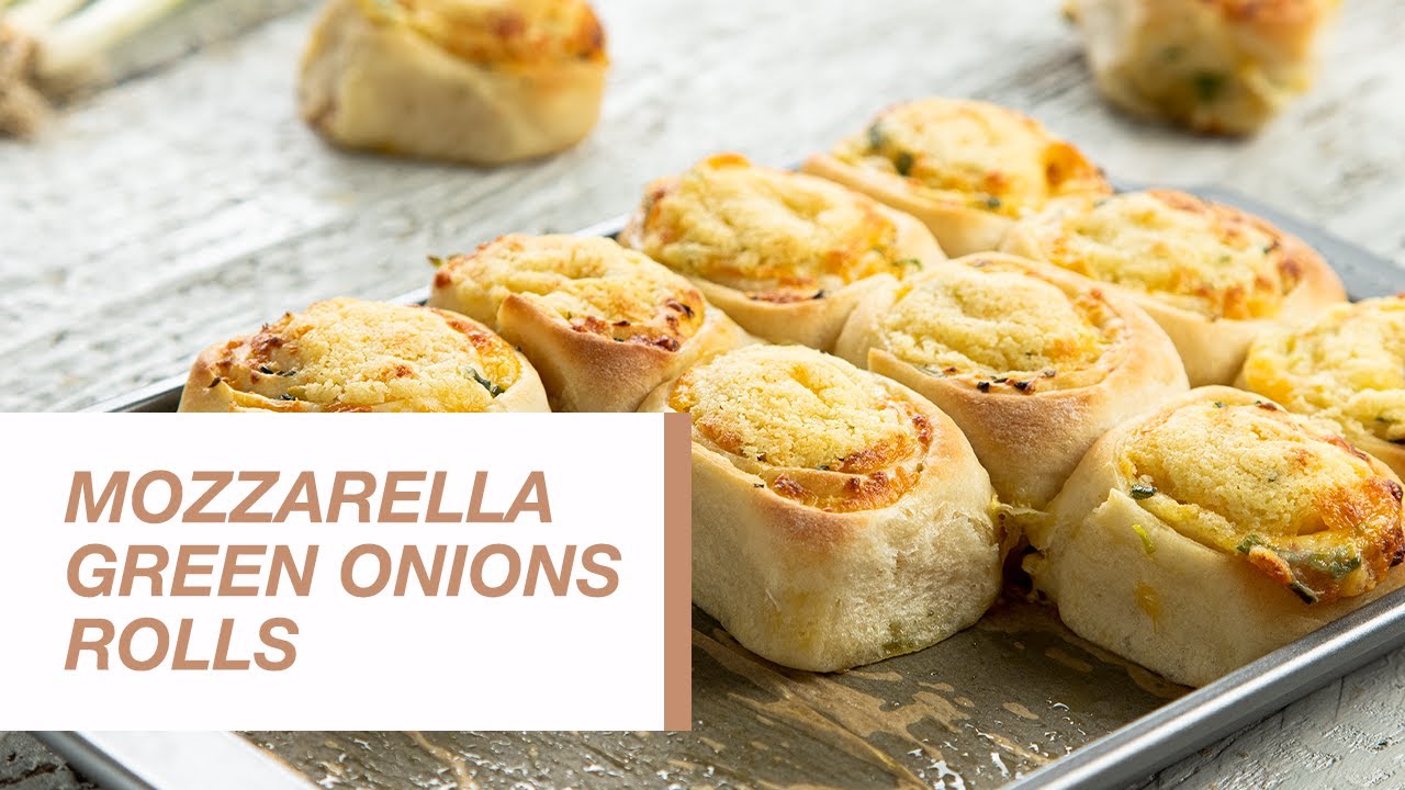 Mozzarella Green Onions Rolls | Food Channel L Recipes