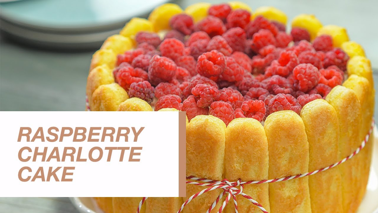 Raspberry Charlotte Cake | Food Channel L Recipes