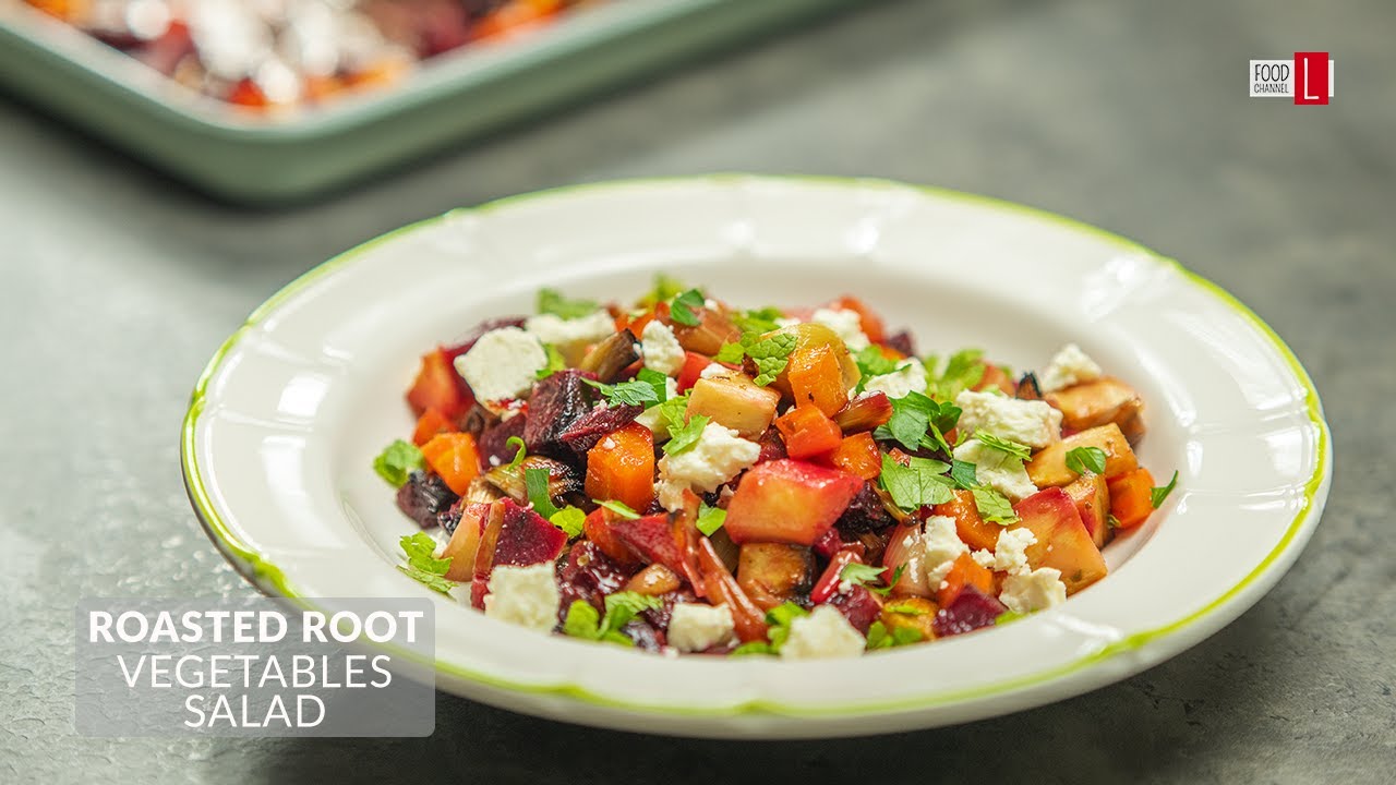 Roasted Root Vegetables Salad | Food Channel L Recipes