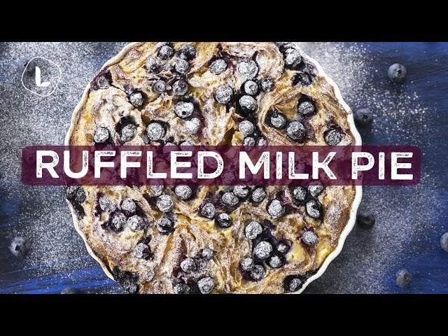 Ruffled Мilk Pie with Blueberries | Sweet Milk Banitsa | Food Channel L Recipes