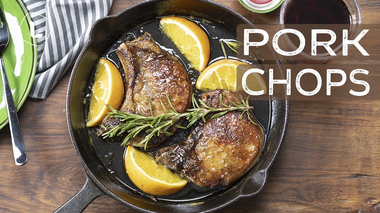 Pork Chops with Orange and Rosemary | Food Channel L Recipes