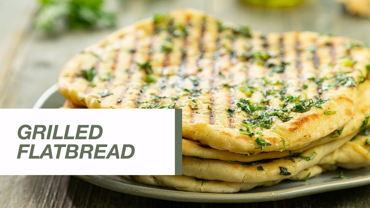 Easy Grilled Flatbread | Food Channel L Recipes