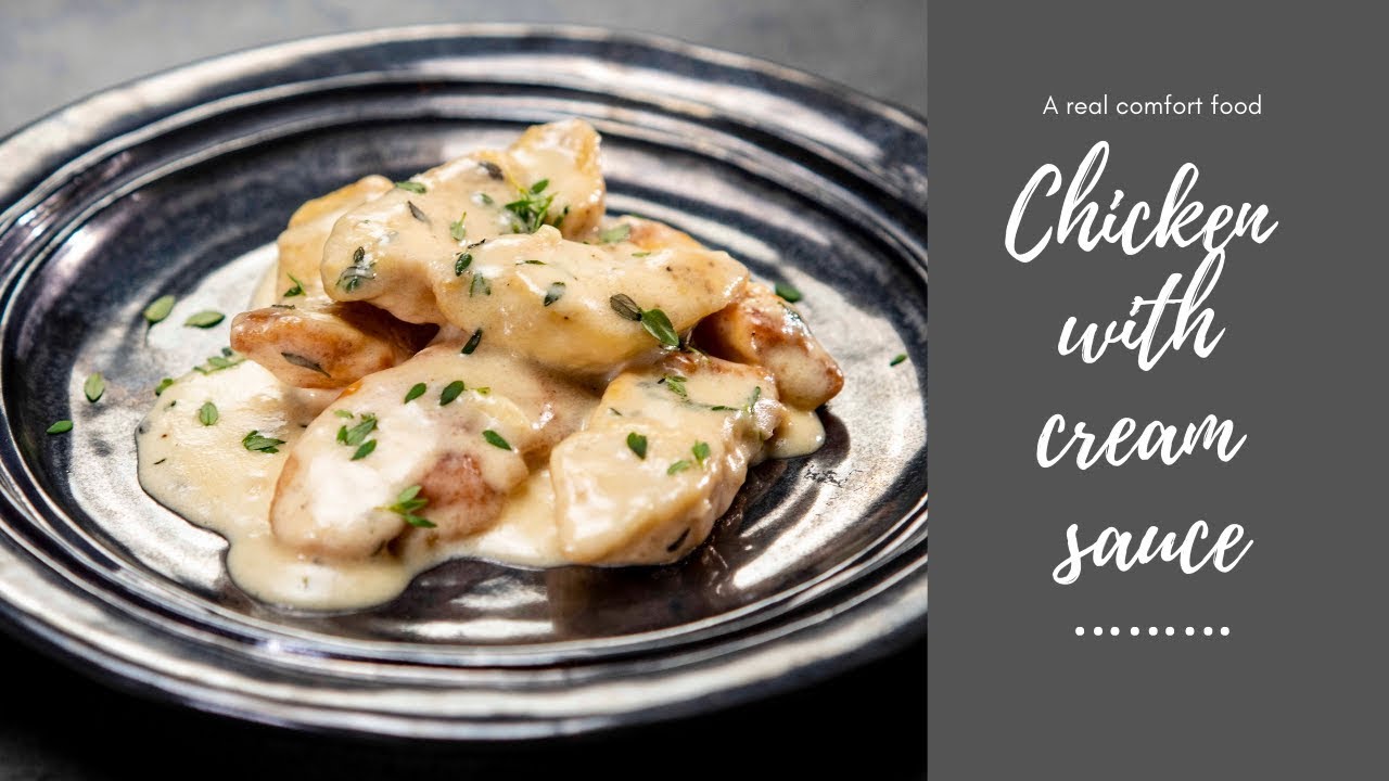 Chicken with Parmesan Cheese Cream Sauce / Food Channel L - A New Recipe Every Day!