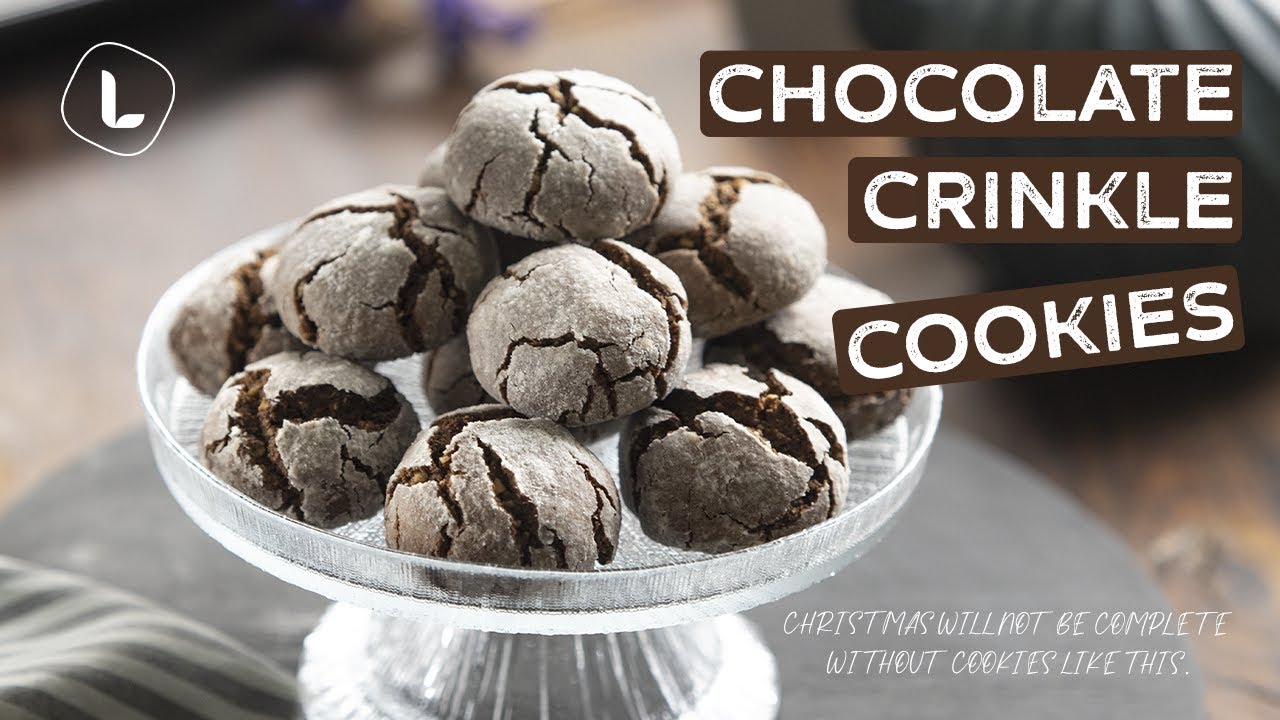 Chocolate Crinkle Cookies | Food Channel L Recipes